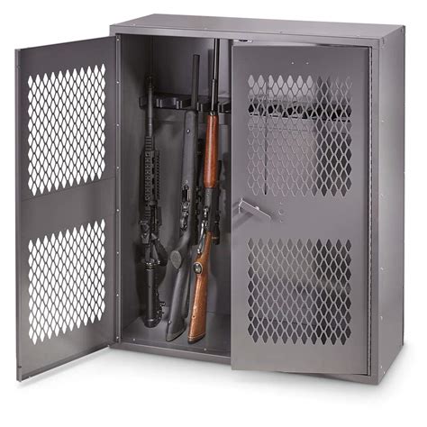 rifle shotgun steel locking gun safe cabinet firearms security locker|stack on gun cabinets.